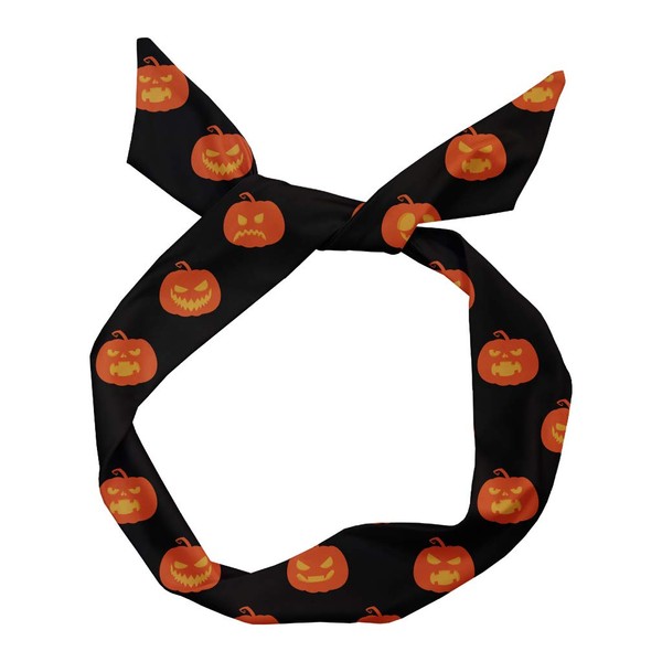 Shimmer Anna Shine Halloween Dress Up Costume Party Headband (Pumpkin Tie Headband)