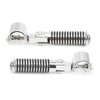 Acouto Motorcycle Highway Foot Pegs for 25mm/1in Engine Crash Bar