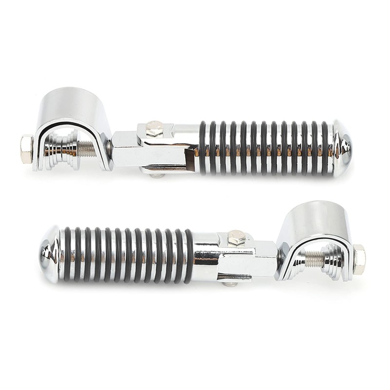 Acouto Motorcycle Highway Foot Pegs for 25mm/1in Engine Crash Bar