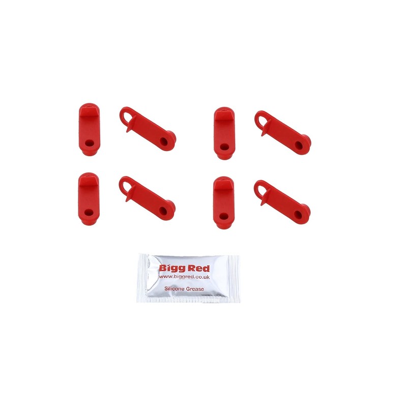 Bigg Red - Bleed Nipple Covers - Compatible with Suitable