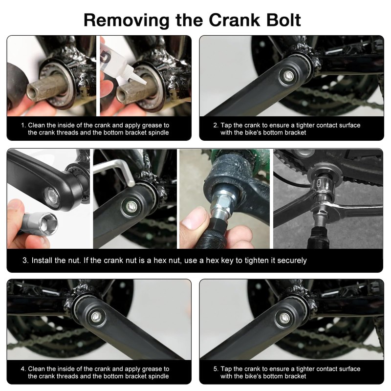 Celepoir Crank Puller & Bottom Bracket Removal Tool Set, Bicycle