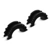 Redrock 3/4-Inch D-Ring Shackle Isolators; Black