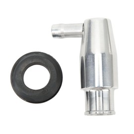 Válvula PCV, 8489 6008 Compatible con y Otros Modelos de Automóviles, Cubierta de Válvula PCV de Aluminio de 3/4 Pulgadas con Arandela de Goma