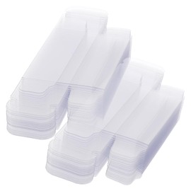 OGANAZI 120 Pcs 1/64 Scale Vehicle Model Car Display Cases Organizer Box PVC Transparent Box Display Case Exhibition Box for Model Car Dustproof Protector Box Showcase for Action Figures Collectibles