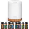 InnoGear Aromatherapy Diffuser & 8 Essential Oils Set, 300ml Premium