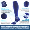 NEENCA Compression Socks for Women&Men, 20-30mmHg Knee High Graduated Stockings
