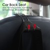 Ganchos de auto brillantes, ganchos para reposacabezas de asiento, organizadores