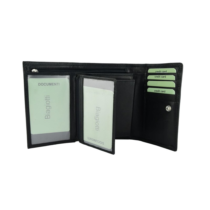 Laura Biagiotti Ladies Genuine Leather Large Wallet with Gift Box,