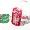 You ID Me Medical Necklace Tag with QR Code, Engraved