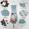 Stuffed Animal Storage Hammock, 63'' Jumbo Boho Macrame Corner Toy