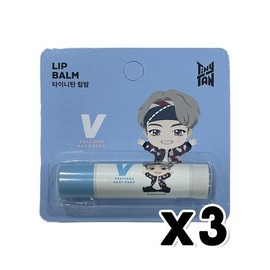 타이니탄 방탄소년단 뷔 (V) 립밤 무향 x 3개 TinyTAN BTS V Lip Balm Unscented x 3pcs