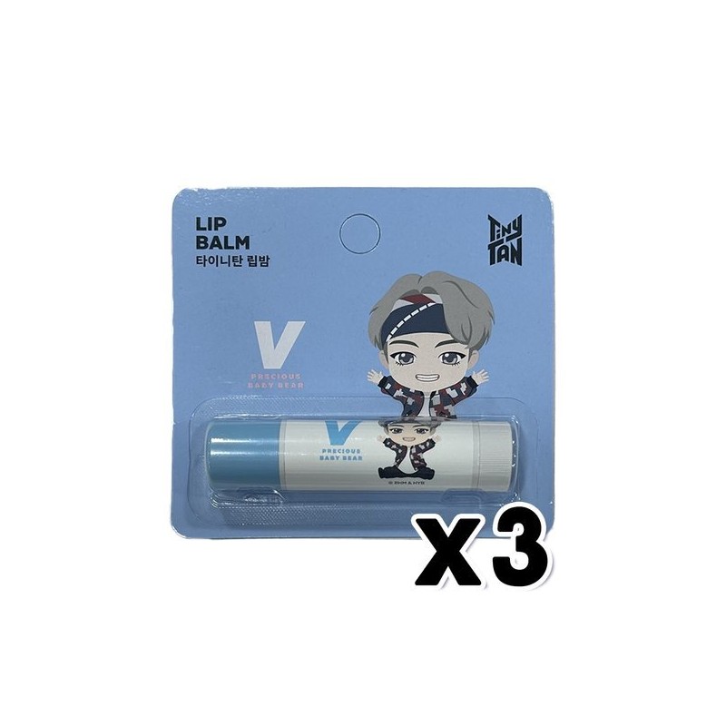 타이니탄 방탄소년단 뷔 (V) 립밤 무향 x 3개 TinyTAN BTS