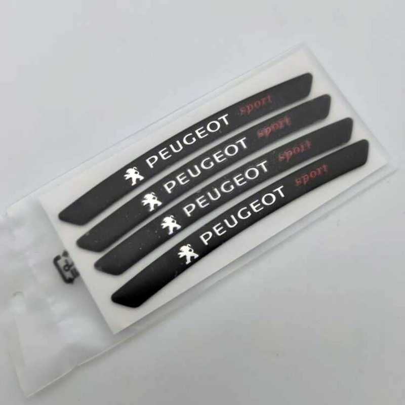 Rim Sticker Wheel Hide Scratch Cool Universal Black