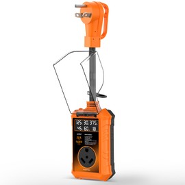 RV Surge Protector 30 Amp, 14000 Joules Protection, Automatic Over/Under Voltage & Temperature Shutoff, 6-in-1 Smart Display for RV Safety, UL Certified, Compatible with Campers, Travel Trailers