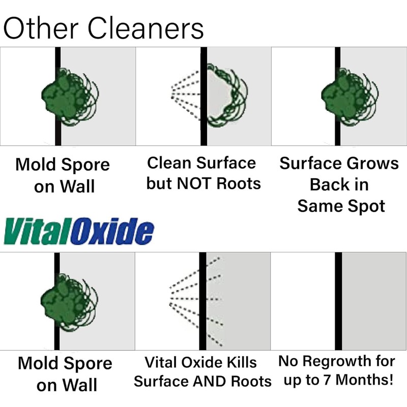 Vital Oxide Disinfectant, Deodorizer, Cleaner, Food-Contact Sanitizer, Virucide – (EPA
