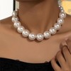 Pearl Necklace and Earrings Set with Bracelet Pearl Stud Earrings