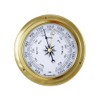 NKlaus Brass Barometer, 14.5 x 10 x 4.2 cm, Stylish