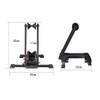 Foldable Floor Bike Stand Portable Bicycle Storage Holder Mountain Bikes