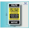 No Cold Caller Sign - Keep Unwanted Calls at Bay!