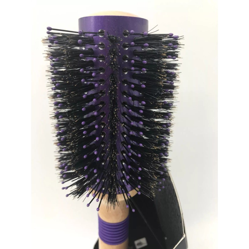 John Frieda.Frizz Ease,Smooth Style, "Boar Bristle Round Brush". Color- Kha/Pr