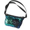 YEKEYI Reversible Mermaid Sparkling Sequins Glitter Belt Waist Bag Handbag