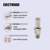 24pcs Plasma Cutting Consumables Nozzles Electrodes Protective Caps Swirl Rings