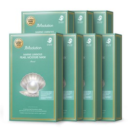 JM Solution Cheonggwang Marine Pearl Moisture Mask Pearl 24ml 10 sheets x 7 packs Total 70 sheets / 제이엠솔루션 청광 마린 진주 모이스처 마스크 펄 24ml 10매입 x 7개 총 70매