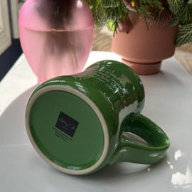 Abbey Gift Tis a Blessing to Be Irish Pottery Mug Green 16 oz