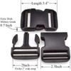 Buckle for 2" Strap, Quick Side Release Buckles for 2inch/50mm