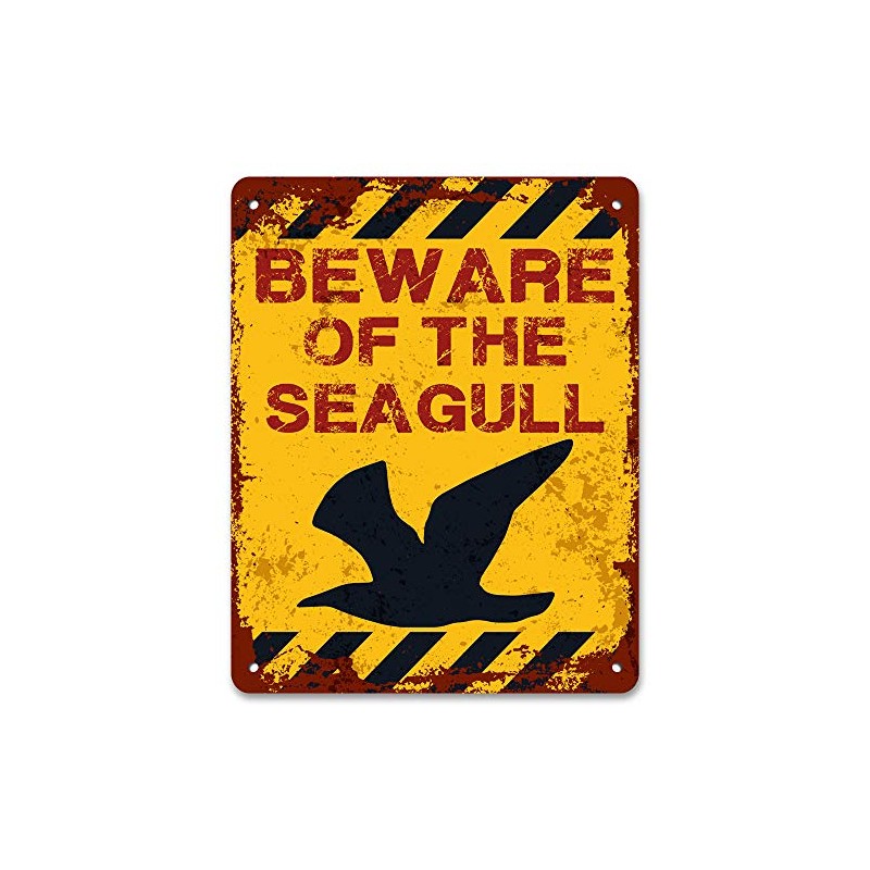 Print Crafted - Beware Of The Seagull | Vintage Metal