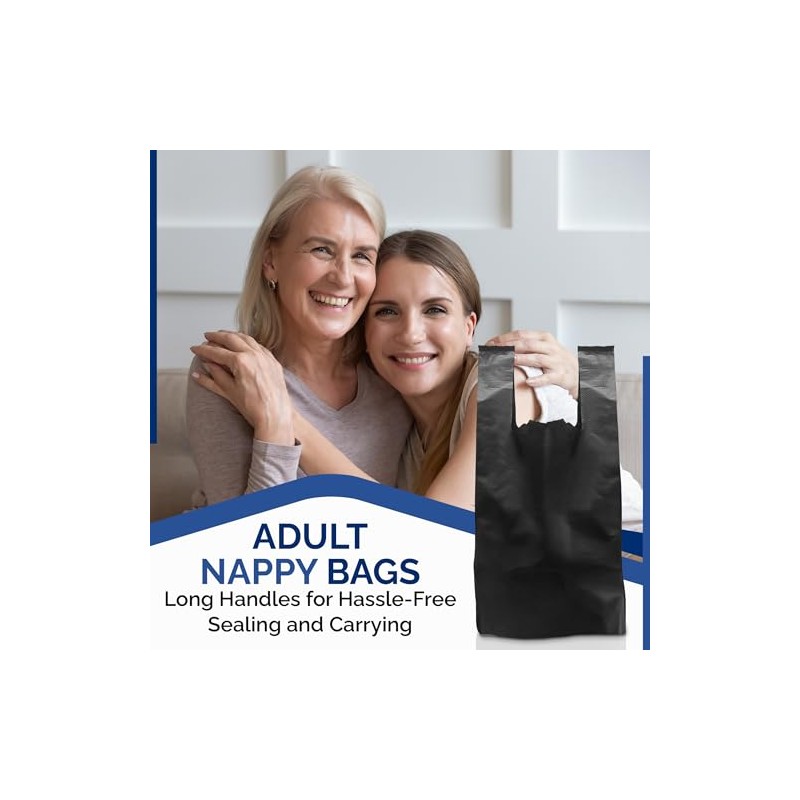 300 Adult Nappy Bags | Extra Strong & Leak-Proof |