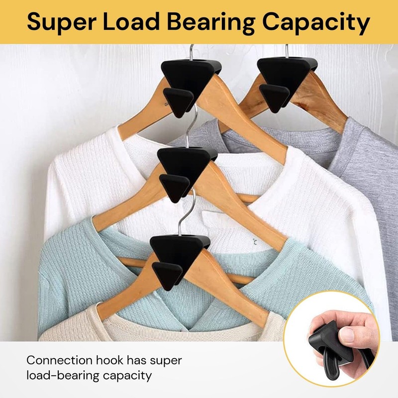 Spendeal 36 Pcs Clothes Hanger Connector Hooks, Space Saving Hanger