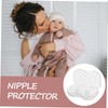 Baluue 1 Pair Nipple Shields Breastfeeding Accessories Breastfeeding Pacifier Case