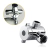 T-Adapter Shower Arm 3 Way Plating Faucet, Shower Diverter Valve,