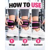 Adjustable Ankle Straps for Cable Machine Workouts – Padded Dual