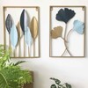 Sinixinato Metal Wall Decor, Nature Leaf Wall Art for Living
