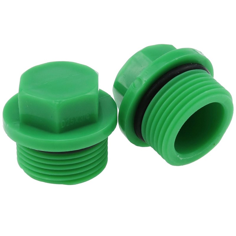 fengxiaomin 6PCS Male Threaded PPR End Cap Plugs Garden Hose
