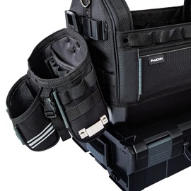 Bosch Sortimo ProClick Tool-Pouch, L 39 Professional Belt Tool Bag Made of Heavy Duty Synthetic Fabric with Hammer Holder, Large Tool Bag / Work Bag, Men's, Construction Site