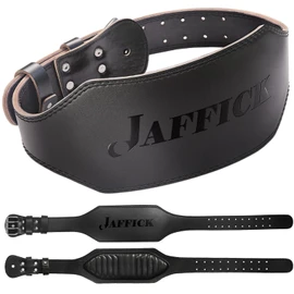 Genuine Leather Weight Lifting Belt for Men Gym Weight Belt Lumbar Back Support Powerlifting Weightlifting Heavy Duty Workout Training Strength Training Equipment 6-Inch BLACK XL