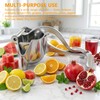 Manual Juicer and Lemon Squeezer, Heavy Duty 0.6L Aluminum Citrus