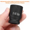 sourcing map 4 Point Square Socket 1/2" Drive 16mm Metric