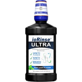 ioRinse Ultra Mouthwash is The Choice of 1,000s of Dentists as The Mouth Wash for Adults and Kids Oral Care and Hygiene. It's an Alcohol Free, Bad Breath Treatment and Gum mouthwash with Xylitol.