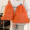 [Igeojjim] Ultralight Pure String Backpack: Beach, Swim, Waterproof Bag (Bulk Orders Available) Pure String Backpack Purple 2ea
