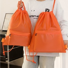 [Igeojjim] Ultralight Pure String Backpack: Beach, Swim, Waterproof Bag (Bulk Orders Available) Pure String Backpack Purple 2ea