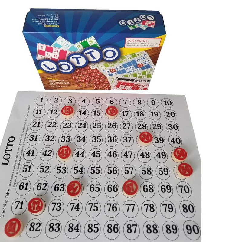 Xander T Lotto Loteria Original Wooden Number