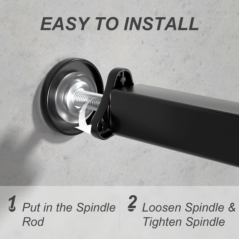 BalanceFrom Baby Gate Threaded Spindle Rod, 4 Pack M8 (8mm)