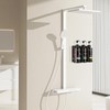 Shampoo and Conditioner Dispenser Shower Soap Dispenser No Drill 3