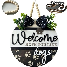 14 Inch 3DWooden Sign - Home Sweet Front Door Decorations with Eucalyptus Wreath and Bow - Four Seasons Holiday Hanging Decorations for Indoor Outdoor - Everyday Decor Weddings, Housewarmings (Black & White , 14)