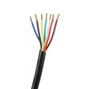 Trailer Extension Coiled Cable 12.8ft 20AWG 7 Core Polyurethane Copper