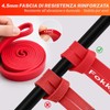 Fokky Set Elastici Fitness 4 Livelli con Guida Esercizi e